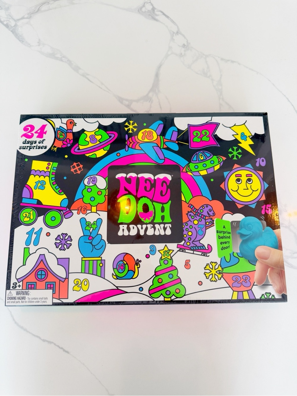 RARE NeeDoh Advent Calendar 24 Days of Surprises NEW SEALED